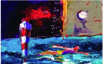 Χρώμα και δυναμισμός στην έκθεση του Κωστή Γεωργίου