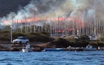 Λέρος: Υπό έλεγχο η πυρκαγιά στο Παρθένι 