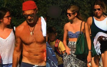 Τζένη Μπαλατσινού-Πέτρος Κωστόπουλος: Διακοπές με τα παιδιά τους στην Πάτμο (εικόνες)