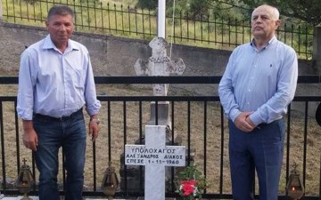 Για πρώτη φορά μετά από 76 χρόνια Χαλκίτης Δήμαρχος επισκέφθηκε τον τάφο του Αλέξανδρου Διάκου