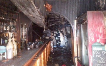 Σχεδόν ολοσχερώς  καταστράφηκε καφετέρια  από πυρκαγιά στην Κω