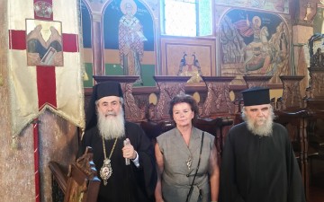 Η Ροδίτισσα που αναστηλώνει τον Πανάγιο Τάφο στα Ιεροσόλυμα!