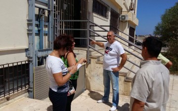 Έλεγχος στις κτηριακές εγκαταστάσεις της Διεύθυνσης Μεταφορών Δωδεκανήσου και του ΚΤΕΟ
