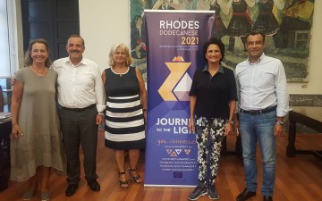 «Ένθερμη αρωγός» στη διεκδίκηση του τίτλου της Πολιτιστικής Πρωτεύουσας της Ευρώπης από τη Ρόδο, δήλωσε η Άλκηστις Πρωτοψάλτη