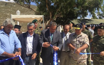 Παραδόθηκαν 17 οικίσκοι για τους στρατιωτικούς στο Καστελλόριζο