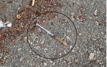 Βρέθηκε σύριγγα στην αυλή του Βενετοκλείου