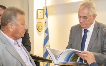 Με τον Τσέχο Πρόεδρο κ. Milos Zeman συναντήθηκε ο Πρόεδρος του Περιφερειακού Συμβουλίου κ. Θωμάς Σωτρίλλης