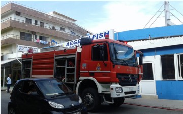 Αναστάτωση προκλήθηκε από φωτιά σε καμινάδα καταστήματος της Ρόδου