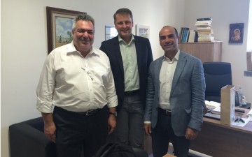 Συνάντηση του Πρύτανη του Πανεπιστημίου Αιγαίου με τον Αντιπρύτανη του Πανεπιστημίου Σιαουλιάι της Λιθουανίας