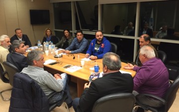 Συνάντηση του προέδρου της ΝΟ.Δ.Ε Δωδεκανήσου κ. Π. Μπακίρη με την ομοσπονδία Εμπορίου και Επιχειρηματικότητας