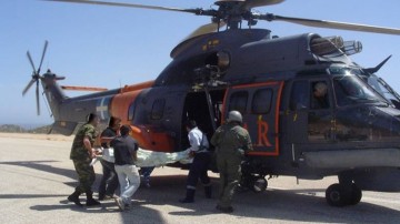 Ασθενής μεταφέρθηκε με ελικόπτερο από την Κάρπαθο στην Κρήτη