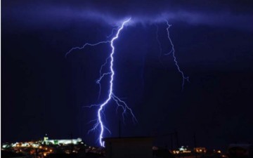 Κεραυνός προκάλεσε ζημιά χιλιάδων ευρώ σε πρατήριο καυσίμων στη Ρόδο