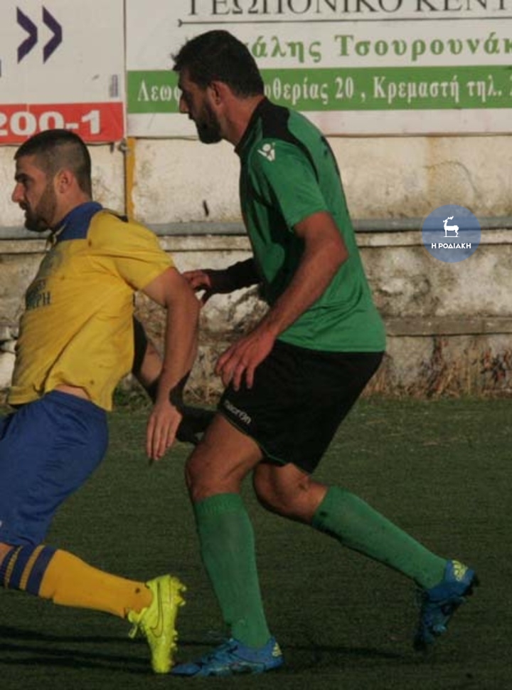 Ο Βαγγέλης Στεφανάκης σημείωσε δύο γκολ στο χθεσινό παιχνίδι ΦΩΤΟ ΒΙΚΤΩΡ