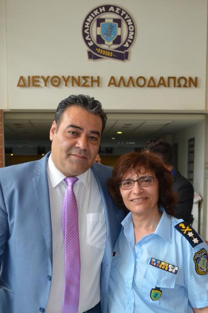 Η πρώτη υποστράτηγος της ΕΛΑΣ κα Ζαχαρούλα Τσιριγώτη που είχε υπηρετήσει και στη Ρόδο