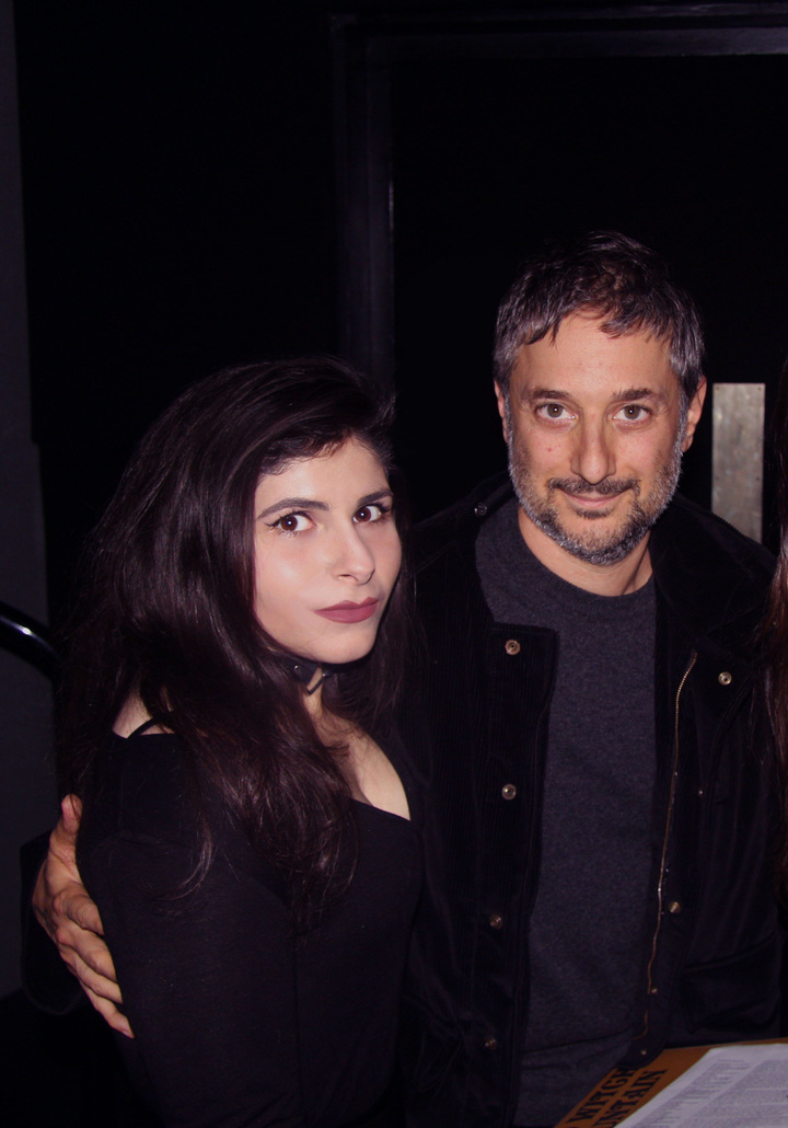Η Κάλλι Ζήφου με τον σκηνοθέτη Harmony Korine