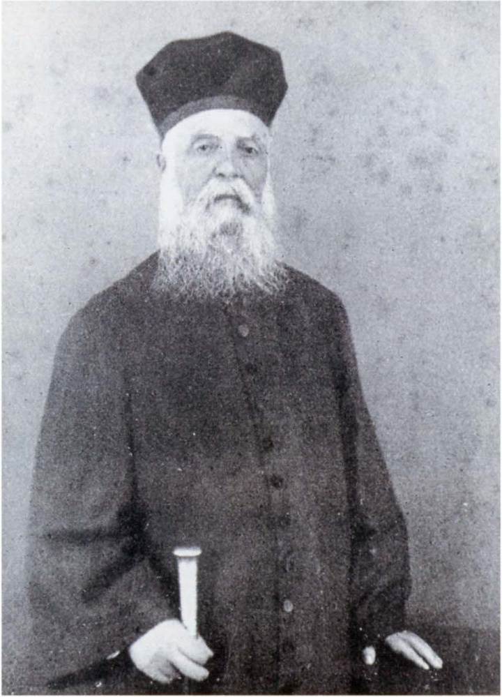 Ο τελευταίος αρχιραβίνος της Ρόδου Ροϋμπέν Ελιάχου  Ισραέλ, ο οποίος πέθανε το 1932