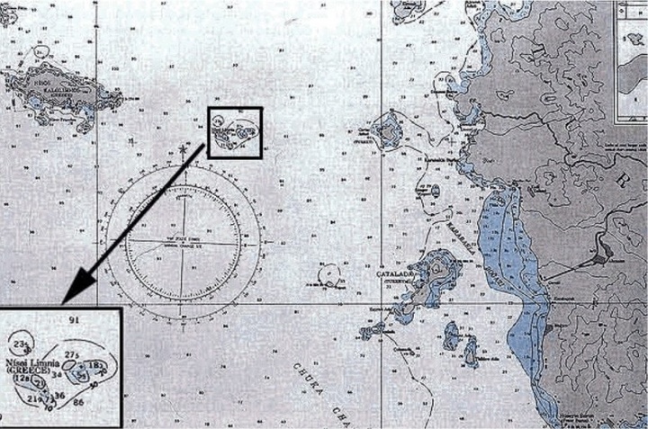 Map: United States Navy, 1:45.000,1990