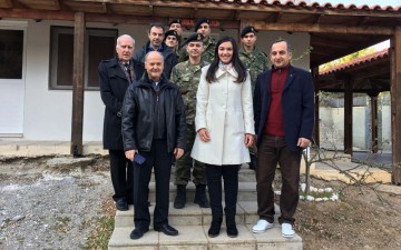 Επίσκεψη των Lions  στα φυλάκια του στρατού