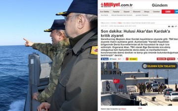 Τουρκικός Τύπος: Επίσκεψη-έκπληξη στα Ίμια... χωρίς αντίσταση