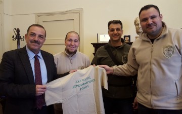 Ο Σύλλογος Αεροσφαίρισης στο δημαρχείο