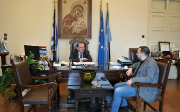 Συνάντηση του Δημάρχου Ρόδου με τον Γενικό Γραμματέα Απόδημου Ελληνισμού, Μιχάλη Κόκκινο