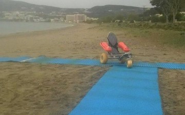 Ράμπες σε παραλίες της Καρπάθου