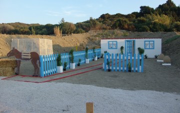 Ομάδα εργασίας στο  Σκοπευτήριο του Καλαμώνα