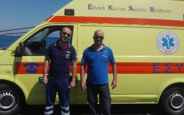 Κινητή μονάδα του ΕΚΑΒ στη Ρόδο