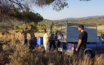 Κλωβούς με θηράματα τοποθέτησαν οι κυνηγοί της Ρόδου