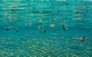 Οι υποβρύχιοι κολυμβητές της Μαρίας Φιλοπούλου στην Πάτμο 