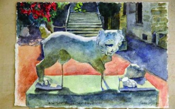 Ο Παύλος Σάμιος στο κάστρο  των ιπποτών της Ρόδου