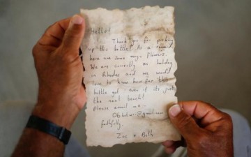 Μπουκάλι από τη Ρόδο «ταξίδεψε» έως την Παλαιστίνη