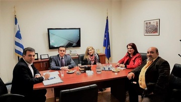 Συνάντηση της Ένωσης Καλυμνίων Ρόδου με τον Μάνο Κόνσολα και τον Φιλήμονα Ζαννετίδη 