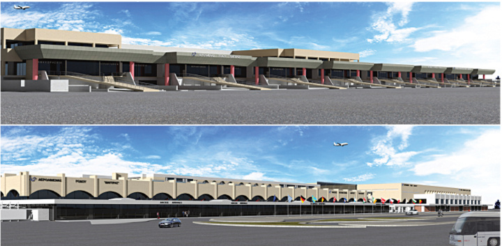 Η μακέτα για τις παρεμβάσεις στο αεροδρόμιο “Διαγόρας” από τα σχέδια της Fraport