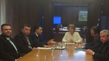 Στην Υπουργό Διοικητικής Ανασυγκρότησης Όλγα Γεροβασίλη ο Περιφερειακός Συμπαραστάτης Νοτίου Αιγαίου Φίλιππος Τριομμάτης