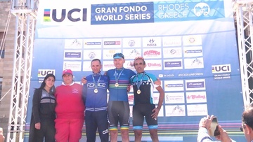 Σάρωσαν οι Έλληνες στο φινάλε του UCI Gran Fondo Rhodes