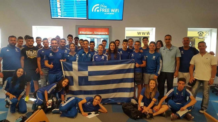 Η Εθνική μας ομάδα που ταξίδεψε στο Πιτέστι για το Βαλκανικό