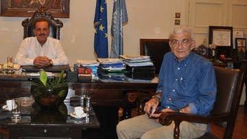 Συνάντηση του Δημάρχου Ρόδου με Μπουτάρη και Μοροπούλου