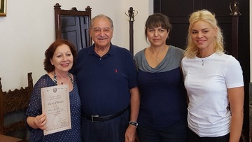 Επισκέπτες από τον Λίβανο βραβεύθηκαν από τη Διεύθυνση Τουρισμού του Δήμου Ρόδου 