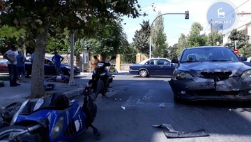 Ένα ακόμα ατύχημα στην οδό Κοδριγκτώνος