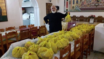 500 κιλά κρέας μοίρασε η ενορία  του Αγίου Παντελεήμονα