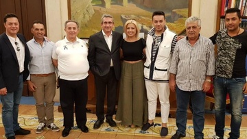 Στον Περιφερειάρχη, Γ. Χατζημάρκο, οι συντελεστές της μεγάλης μουσικής συνάντησης «Κρήτη – Ρόδος – Πόντος μια αγκαλιά»
