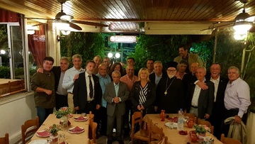 Συνάντηση του μητροπολίτη Ιταλίας  Γεννάδιου με τους «άλλοτε»  φοιτητές της Νάπολης