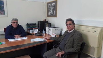 Συνάντηση εργασίας του Φιλήμονα Ζαννετίδη με τον Δήμαρχο Νισύρου, για την οριστική αδειοδότηση του σφαγείου του νησιού