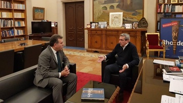 Συνεργασία του Γ. Χατζημάρκου, με τον Τομεάρχη Τουρισμού της ΝΔ, Μ. Κόνσολα, για την στήριξη του τουρισμού στο Νότιο Αιγαίο