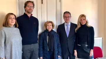 Επίσκεψη του Τούρκου Προξένου στη Ρόδο στο Διεθνές Κέντρο Συγγραφέων και Μεταφραστών