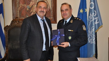 Συνάντηση Δημάρχου  με το νέο Αστυνομικό Διευθυντή  