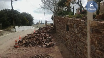 Ένα ακόμη πετρόχτιστο τοιχίο στον Άγιο Ισίδωρο