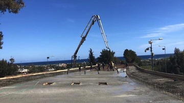 Έπεσαν τα μπετά στη γέφυρα Αφάντου