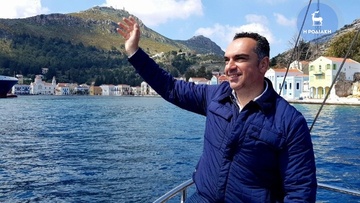 Στο ακριτικό Καστελλόριζο για το Πάσχα ο αντιπεριφερειάρχης Γιάννης Φλεβάρης